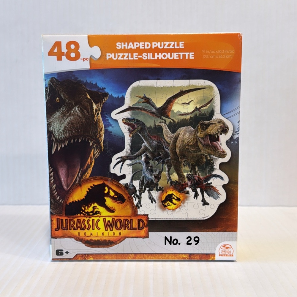Jurassic World Silhouette Shaped48 Piece Puzzl